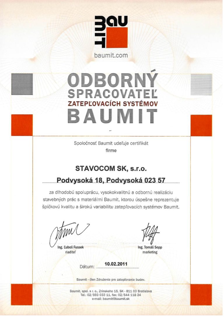 Stavocom Sk, s. r. o. - Stavajte s nami bez stresu