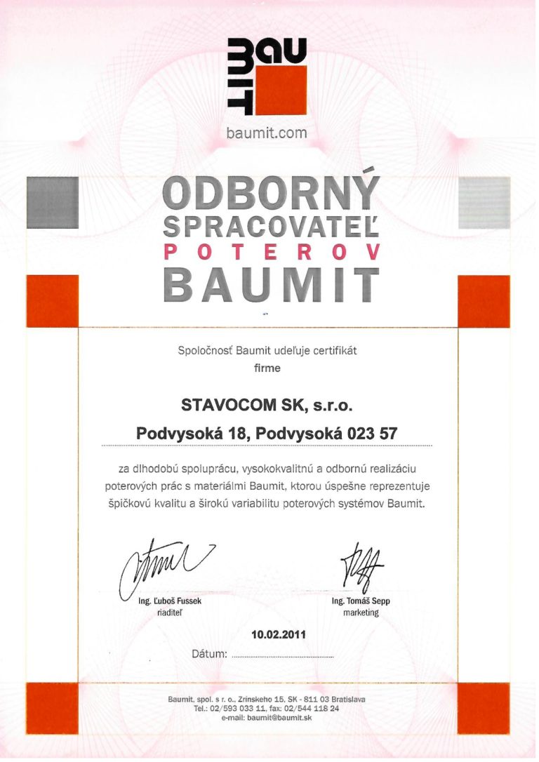 Stavocom Sk, s. r. o. - Stavajte s nami bez stresu